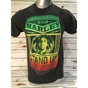 Bob Marley Stand Up for Your Rights Reggae Musician Jamaica Rastafarian TShirt M